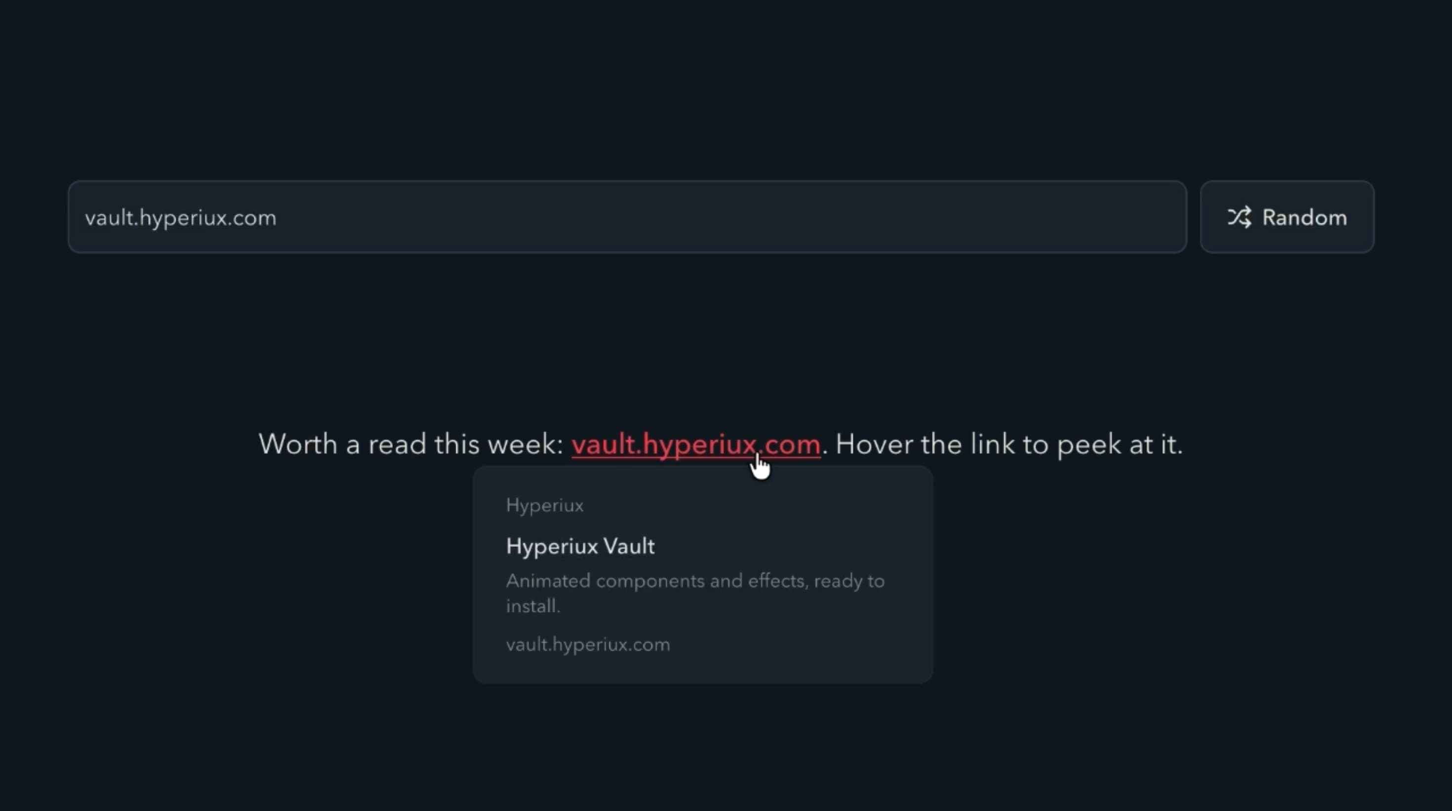 Hover Card Component