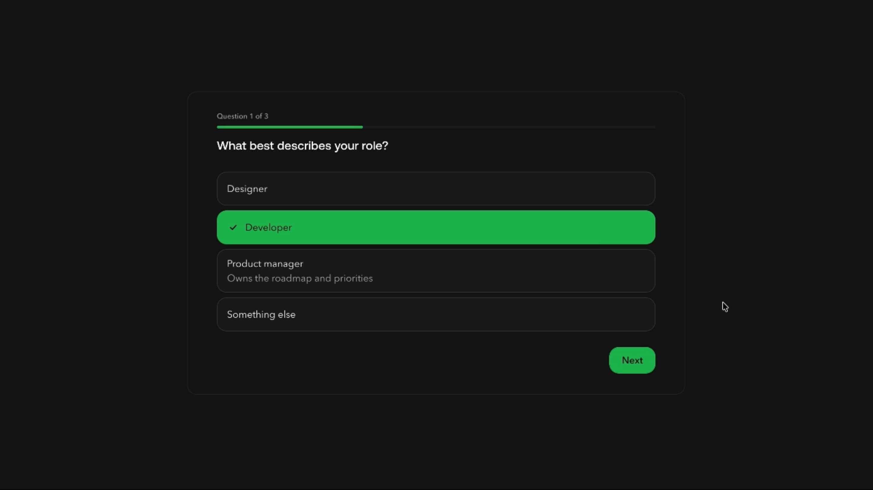 Questionnaire Component