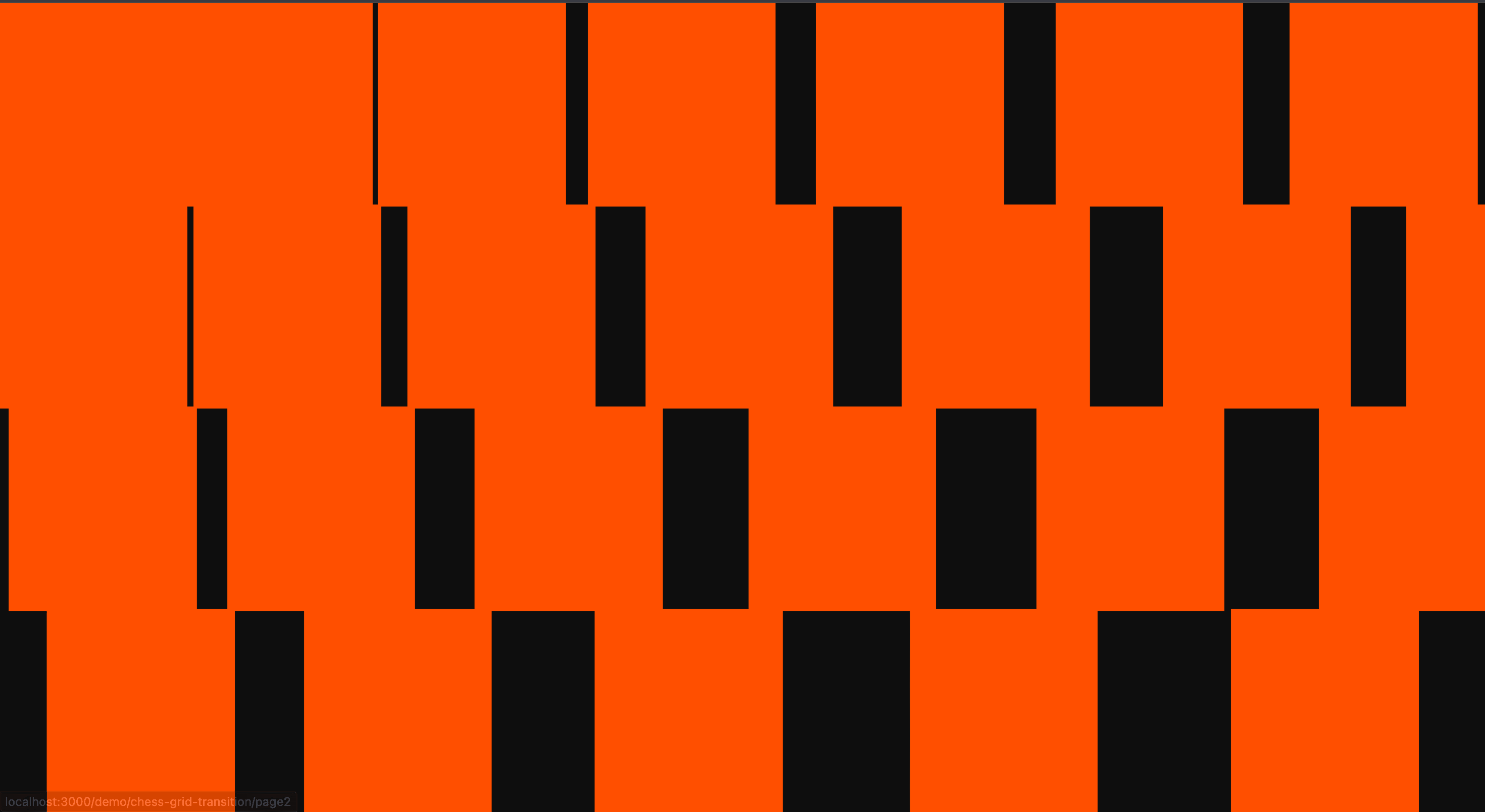 Chess Grid Transition