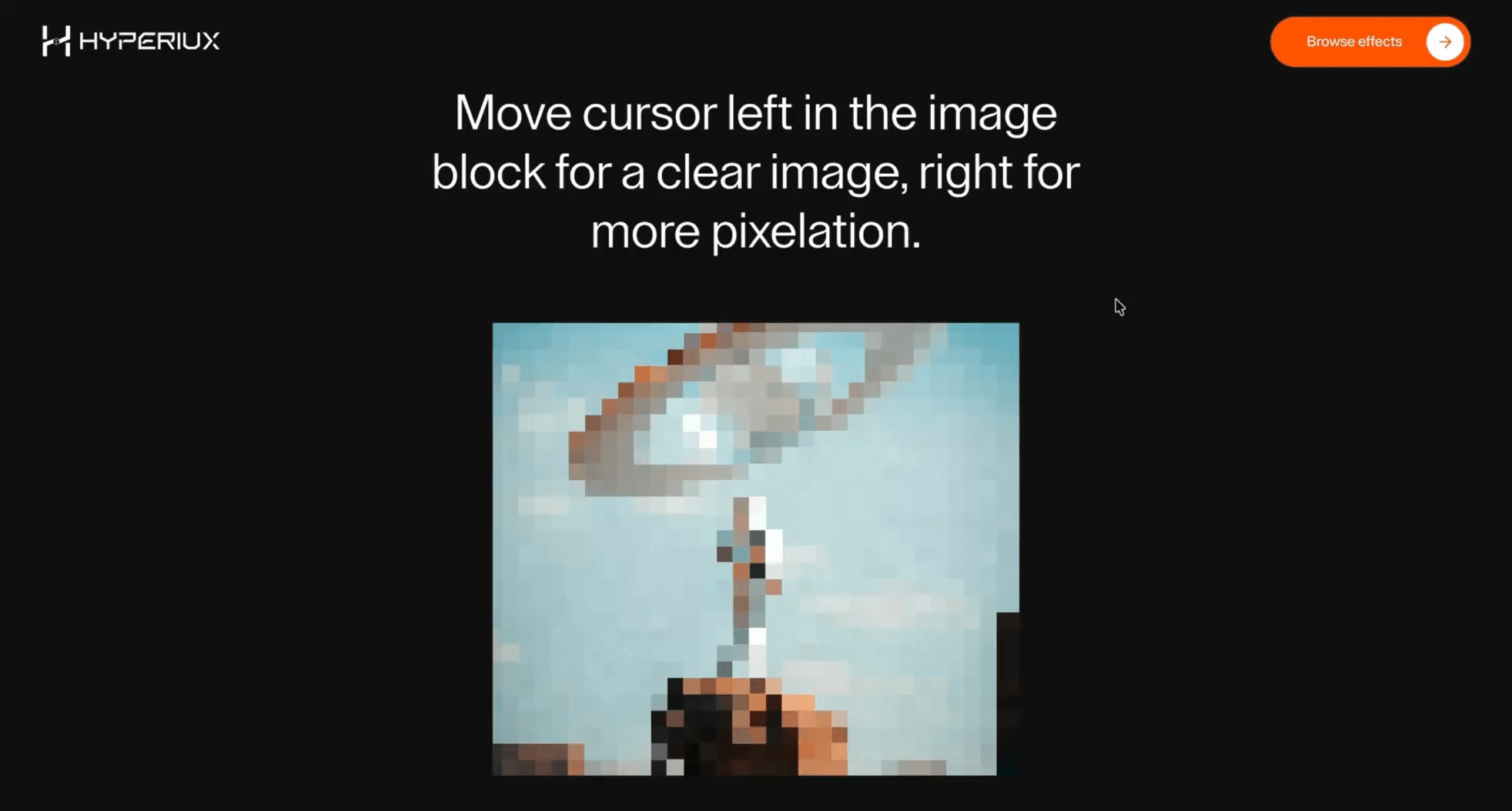 Pixelated Image Effect