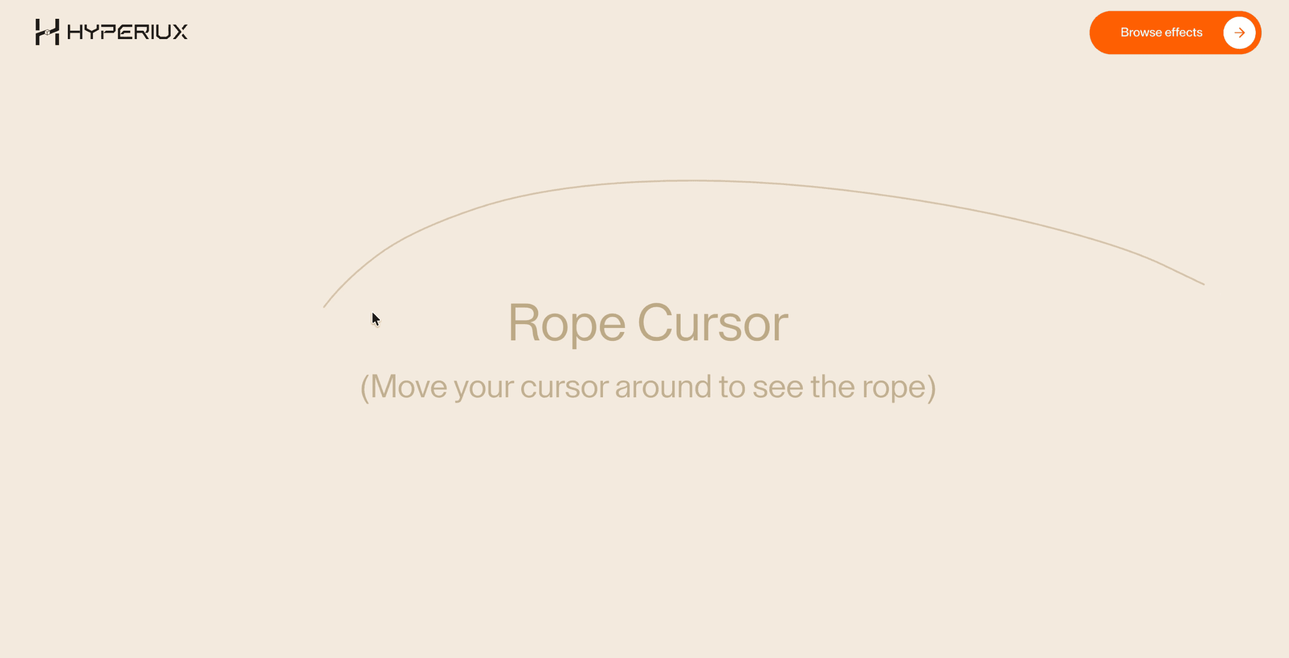 Rope Cursor