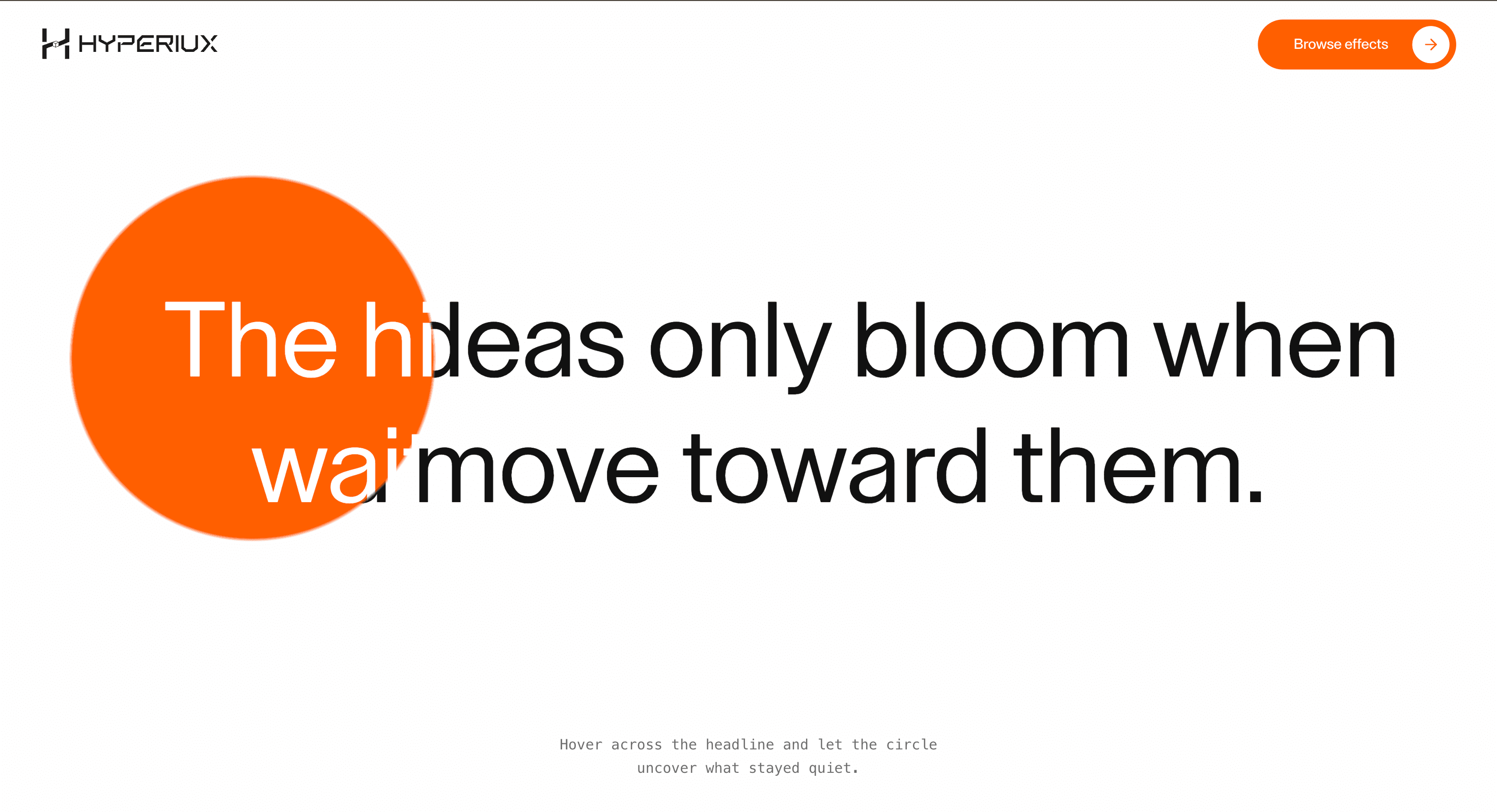 Circle Text Reveal