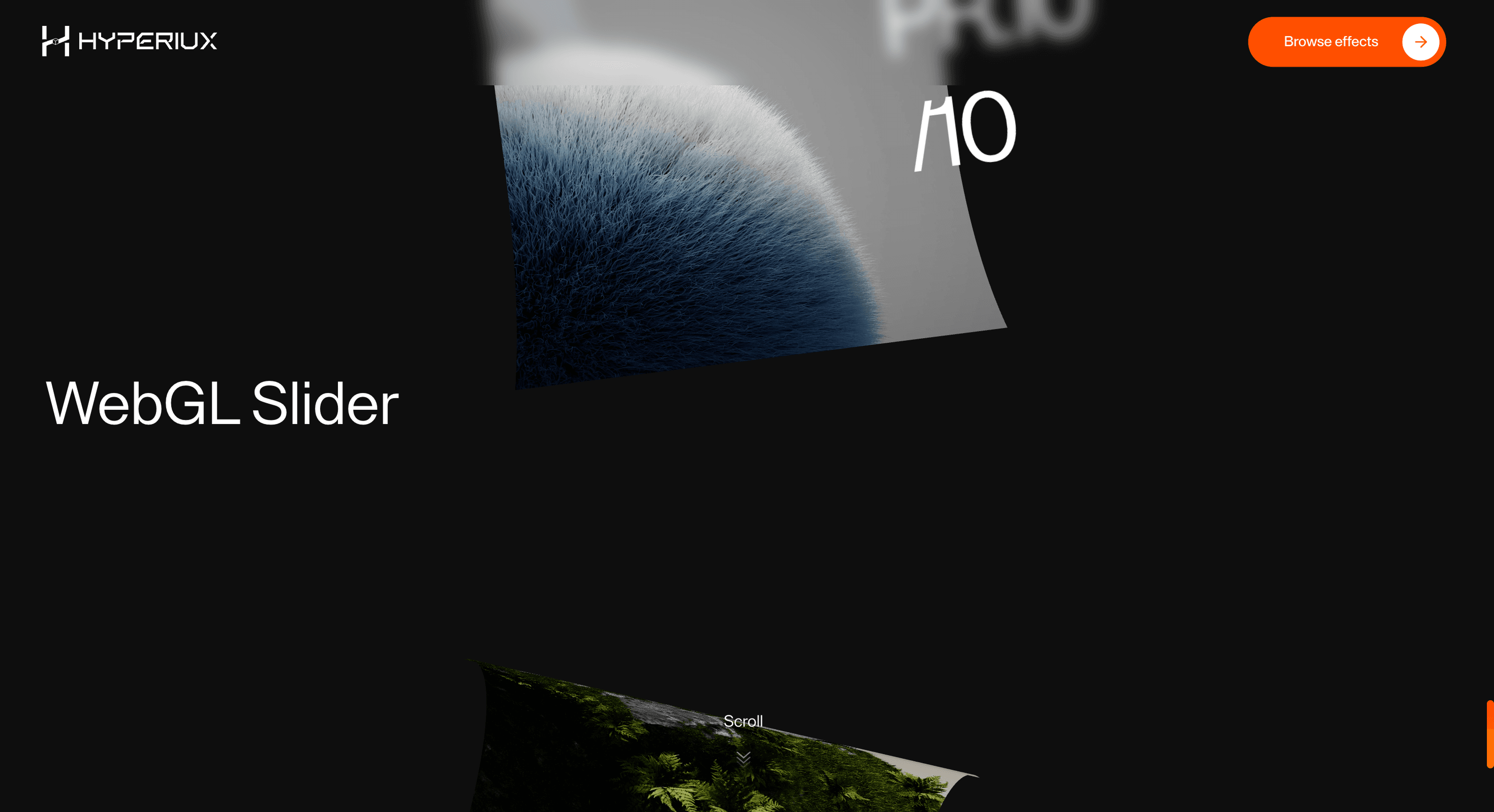 Webgl Slider