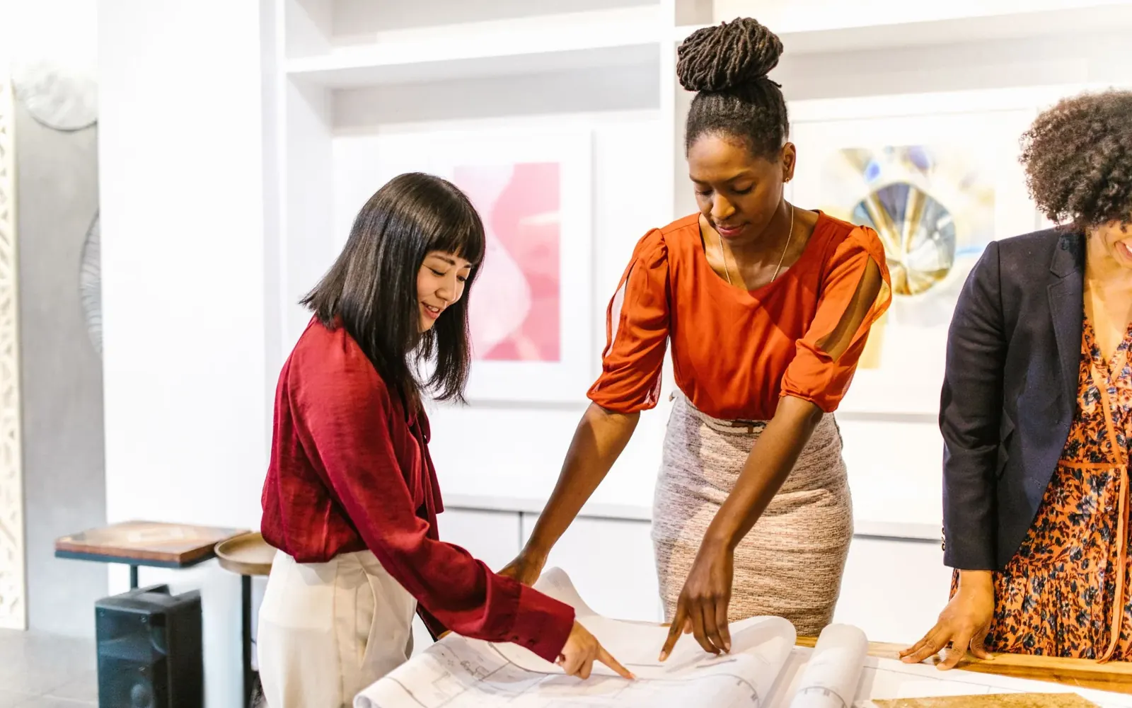 A design review in the London studio