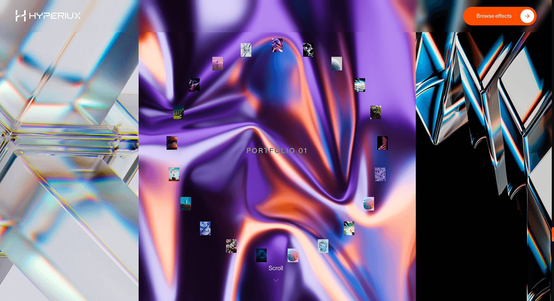 3D Portfolio Slider