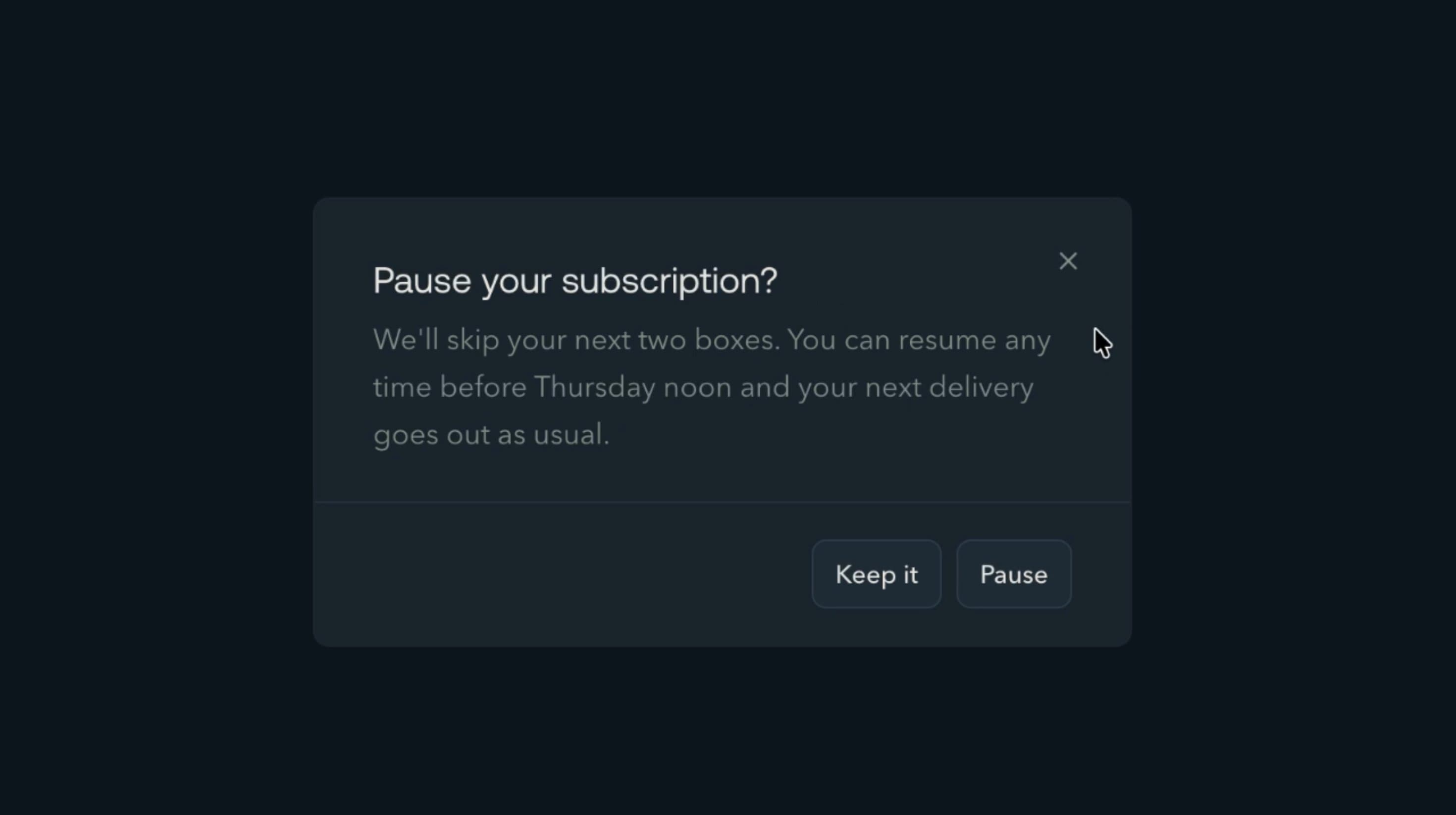 Dialog Component