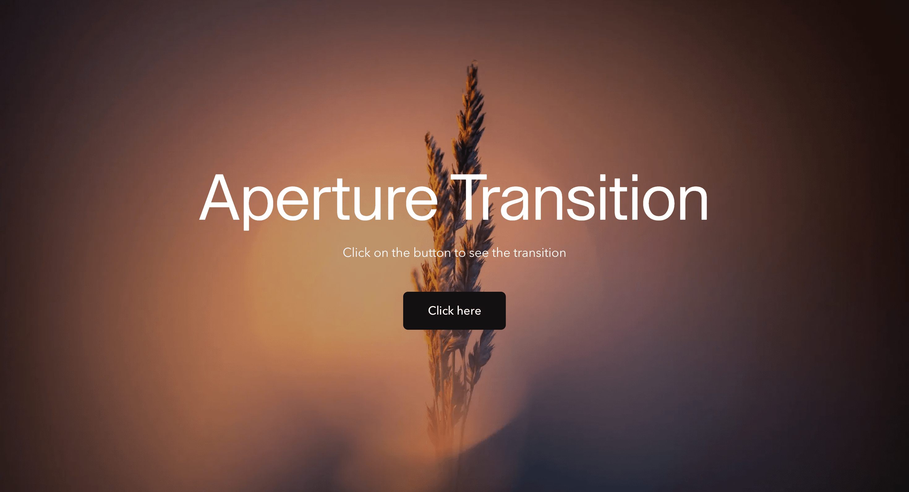Aperture Transition