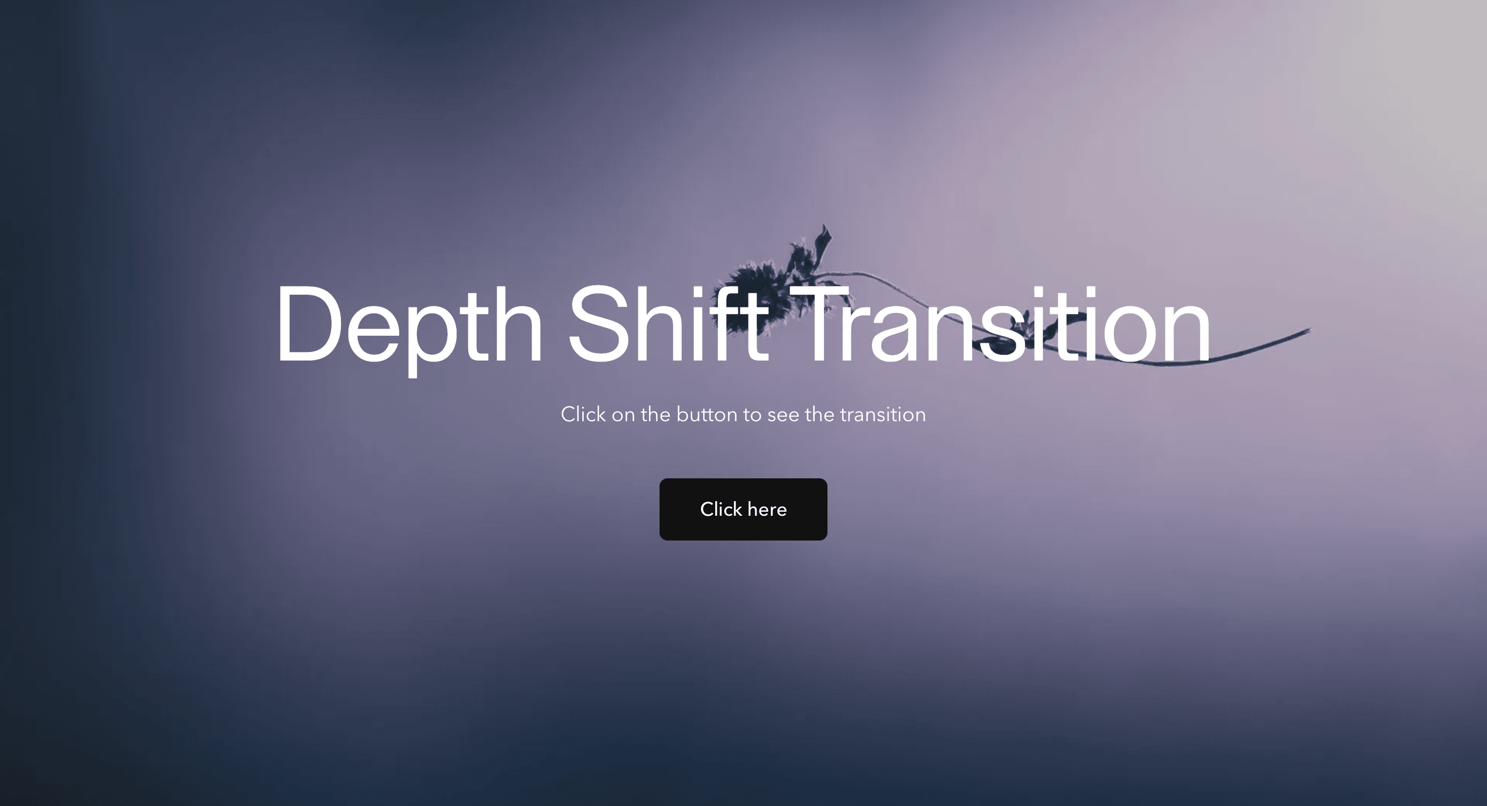 Depth Shift Transition