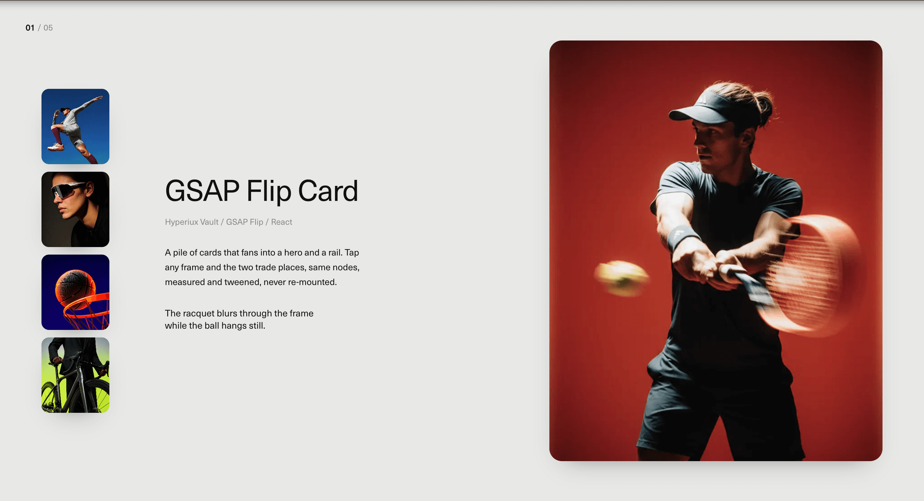 GSAP Flip Card