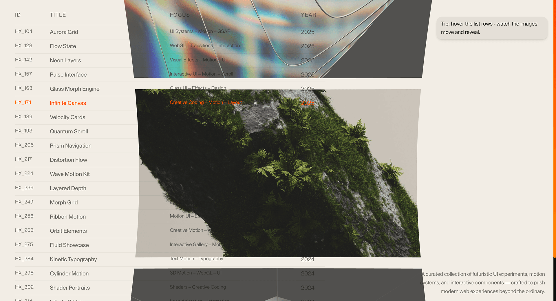 Hover Slider