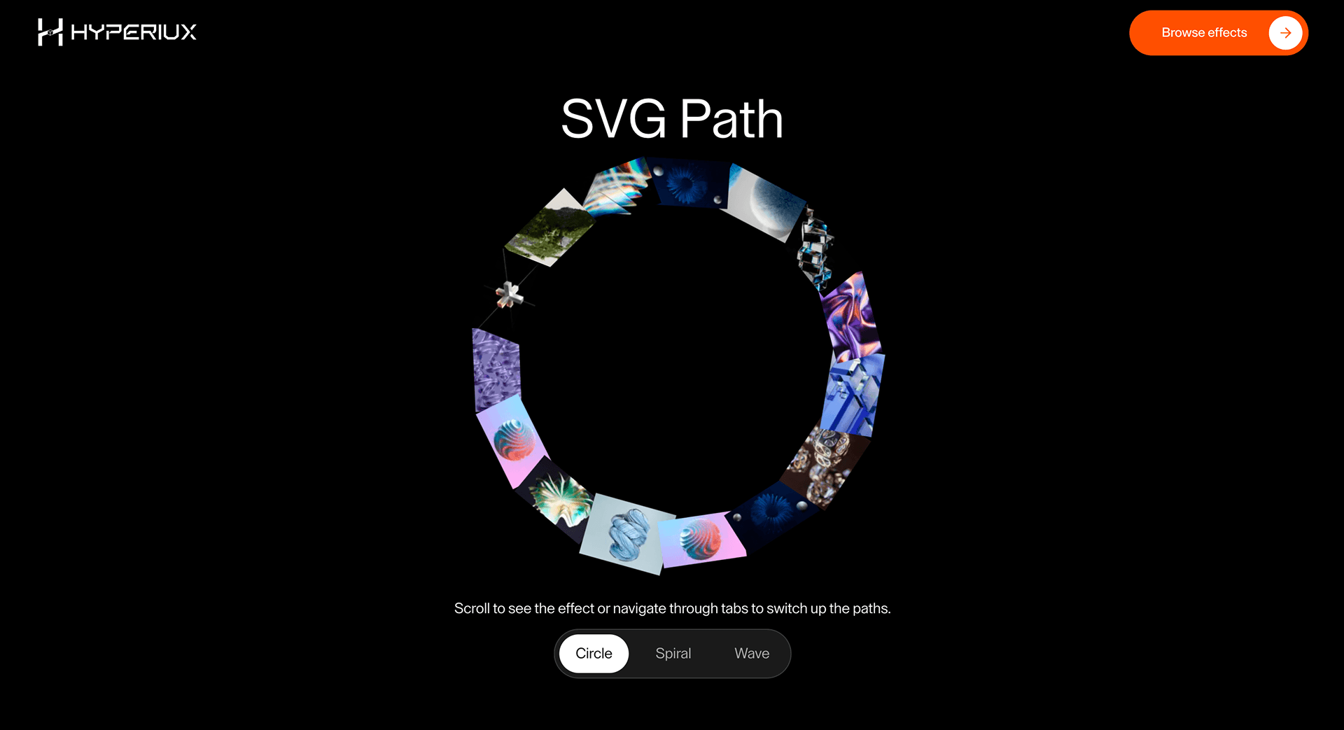 Marquee on SVG Path