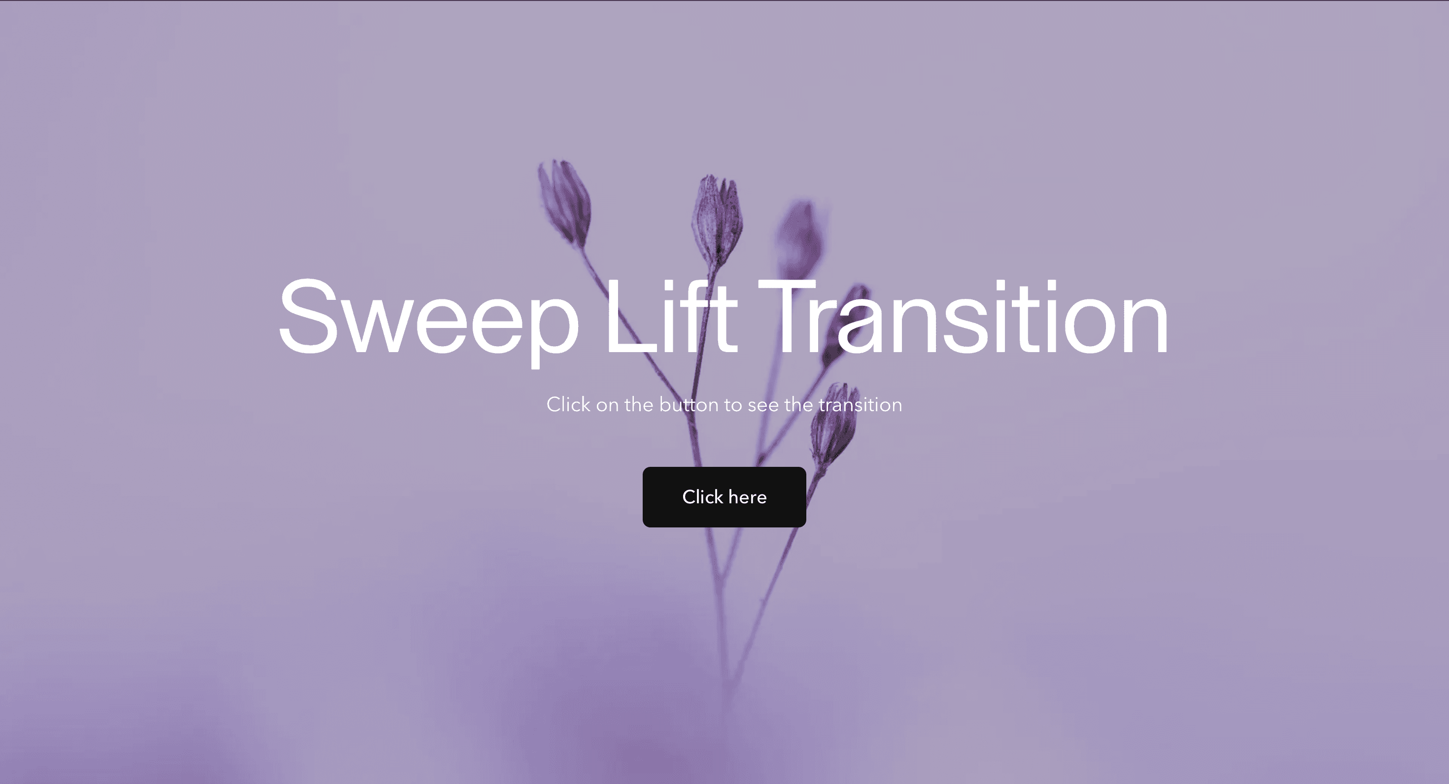 Sweep Lift Transition