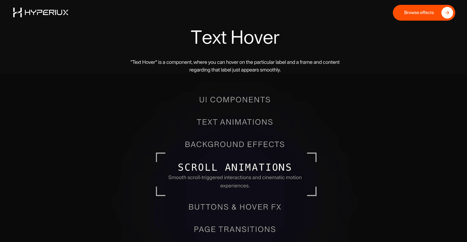Text Hover Expand